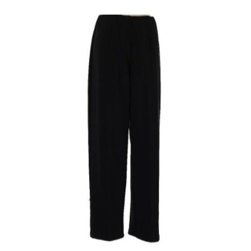 SHARON ANTHONY Black Wide‎ Leg Comfortable Casual Pants Medium Made USA